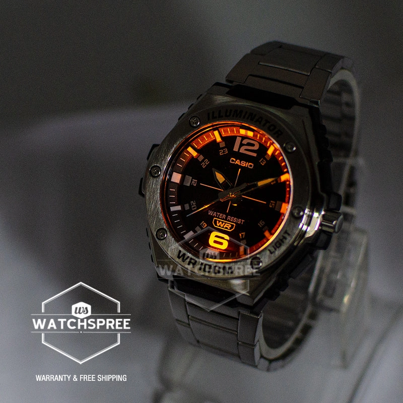 Casio Analog Stainless Steel Band Watch MWA100HD-1A MWA-100HD-1A