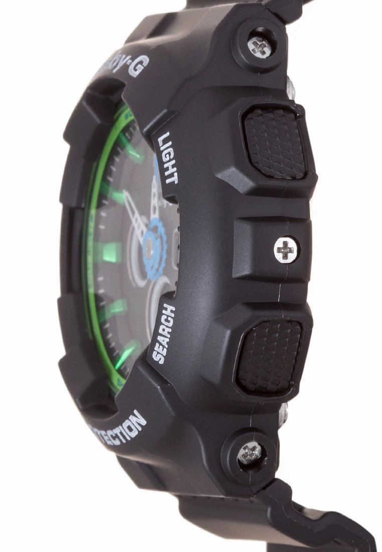 Casio Baby-g BA-120-1BDR Digital Analog Rubber Strap Watch For Women