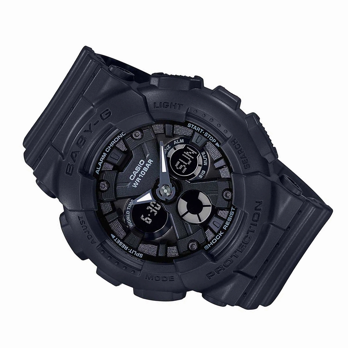 Casio Baby-g BA-130-1A Digital Analog Rubber Strap Watch For Women