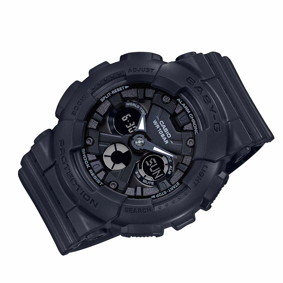 Casio Baby-g BA-130-1A Digital Analog Rubber Strap Watch For Women
