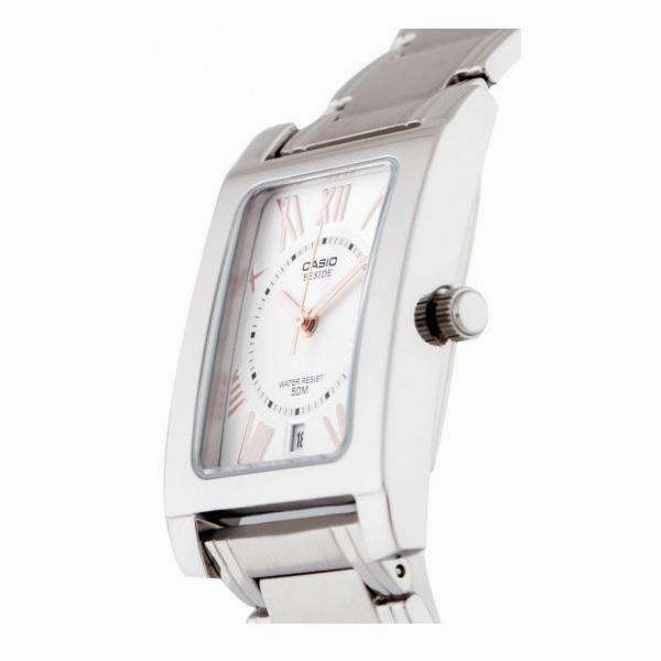 Casio BEM-100D-7A3VDF Silver Stainless Watch for Men and Women