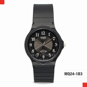 Casio Classic Analog Black Resin Band Watch MQ24-1B3