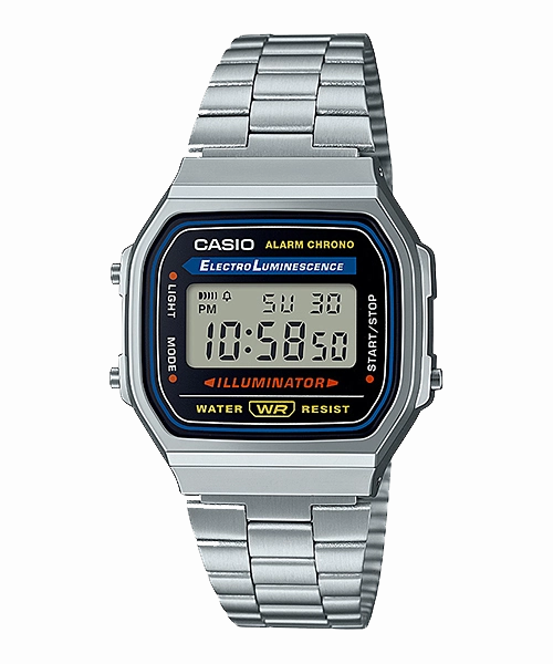 Casio Classic Digital Stainless Steel Watch A168WA-1