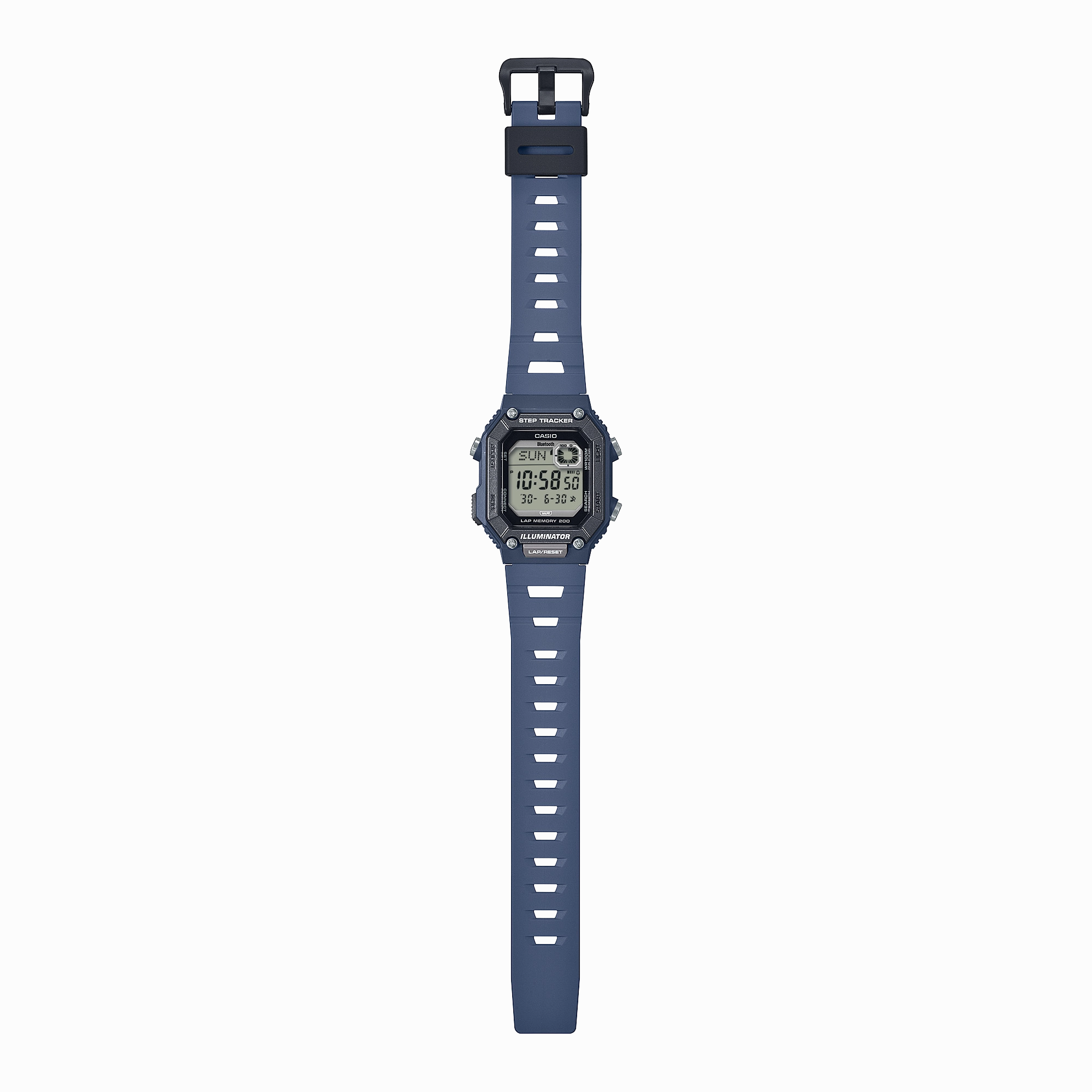 Casio Collection Standard Navy Resin Band Watch WSB1000-2A
