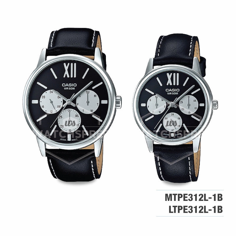 Casio Couple Metal Watch LTPE312L-1B MTPE312L-1B