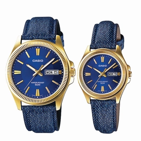 Casio Couple Watch MTPE111GBL-2A LTPE111GBL-2A