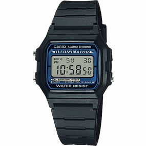 Casio Digital Black Resin Band Watch F105W-1AUZ
