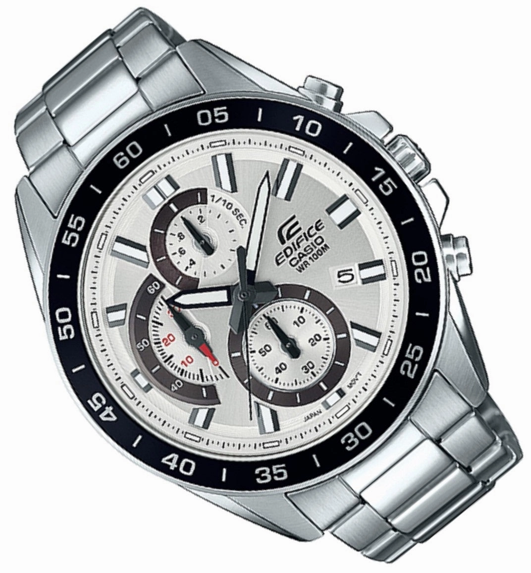 Casio Edifice EFV-550D-7A Chronograph Stainless Steel Strap Watch For Men