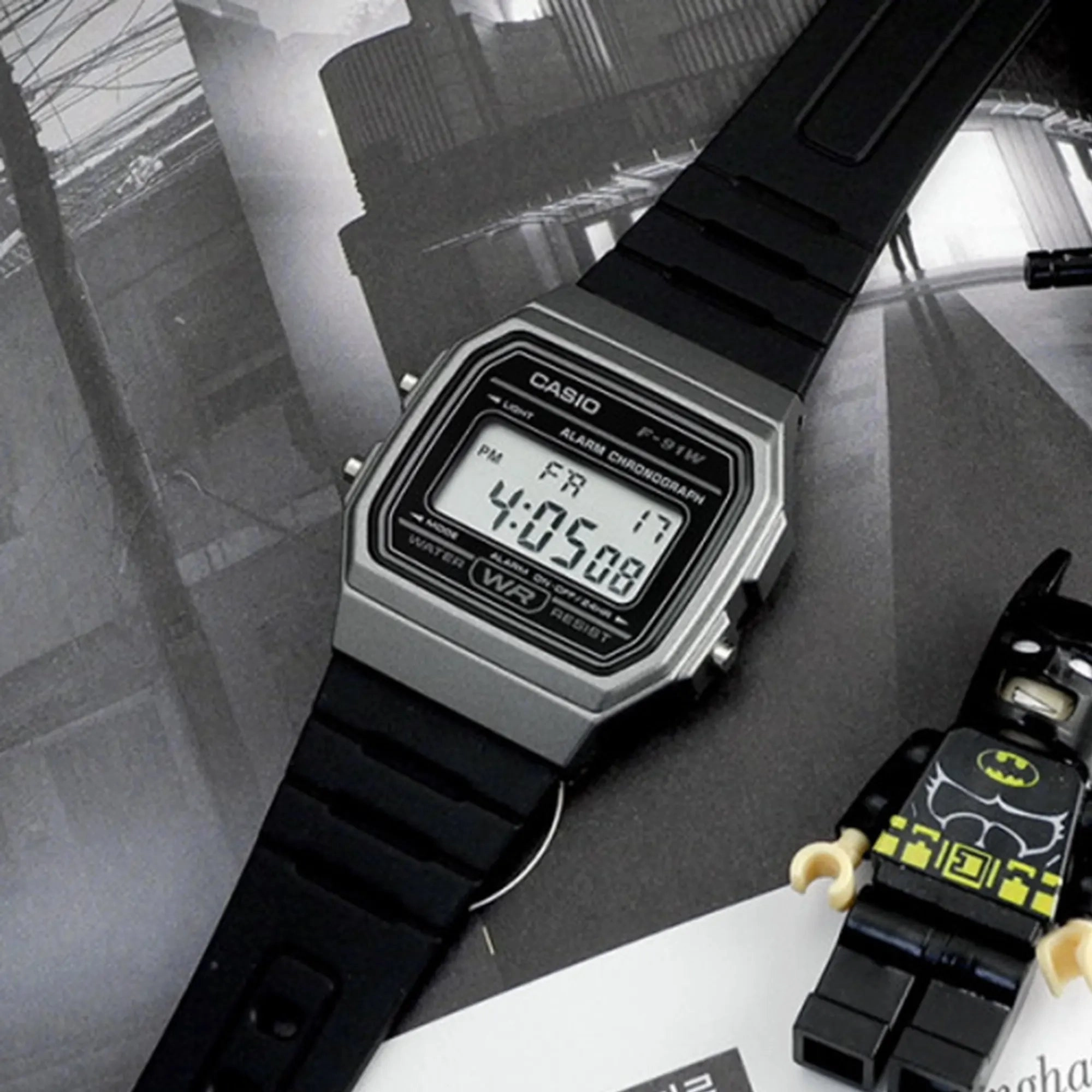Casio F-91WM-1B Digital Watch ?C Retro Durability