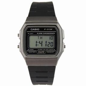 Casio F-91WM-1B Titanium Resin Watch for Men and Women