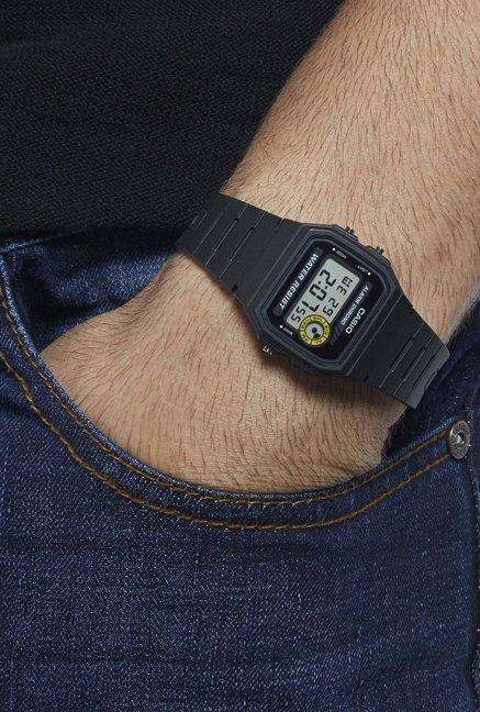Casio F-94WA-8DG Black Resin Watch for Men and Women
