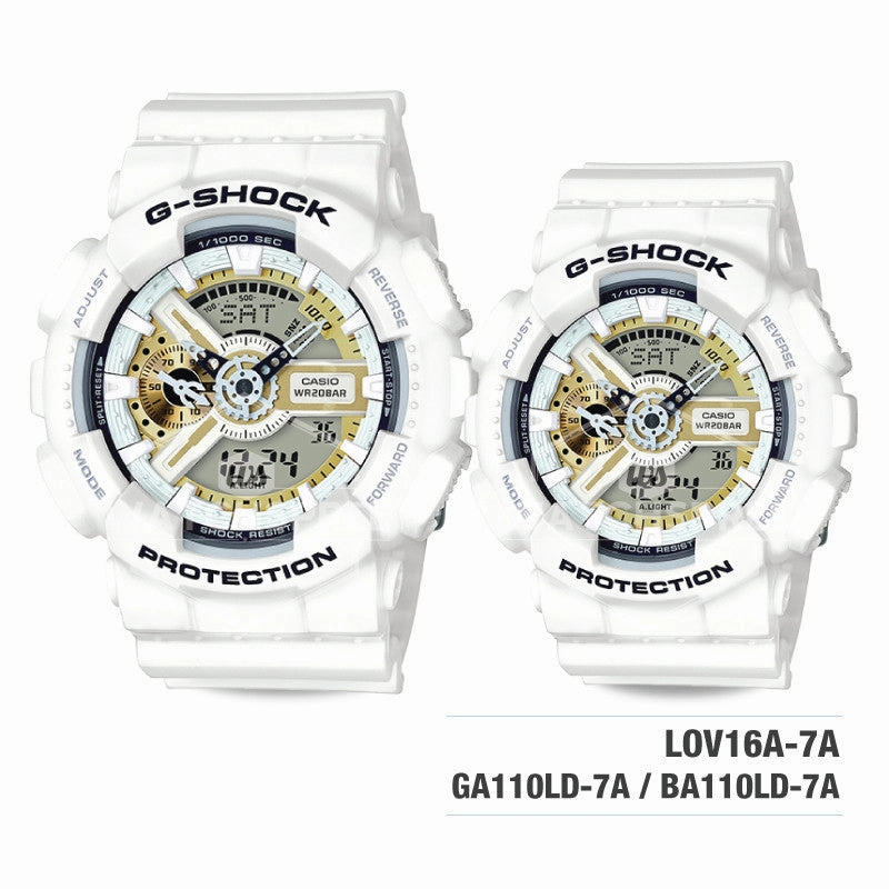 Casio G-Shock & Baby-G G Presents Lover's collection 2016 20th Anniversary Watch LOV16A-7A