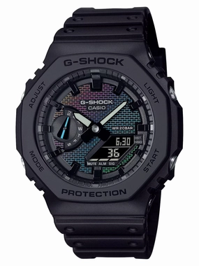 Casio G-SHOCK Ana/Digi RAINBOW BRICK Mens Watch GA2100RW-1A