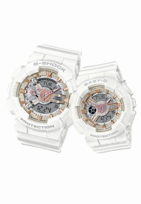 Casio G-shock Baby-g Pair LOV-24A-7A Digital Analog Rubber Strap Couple Watch