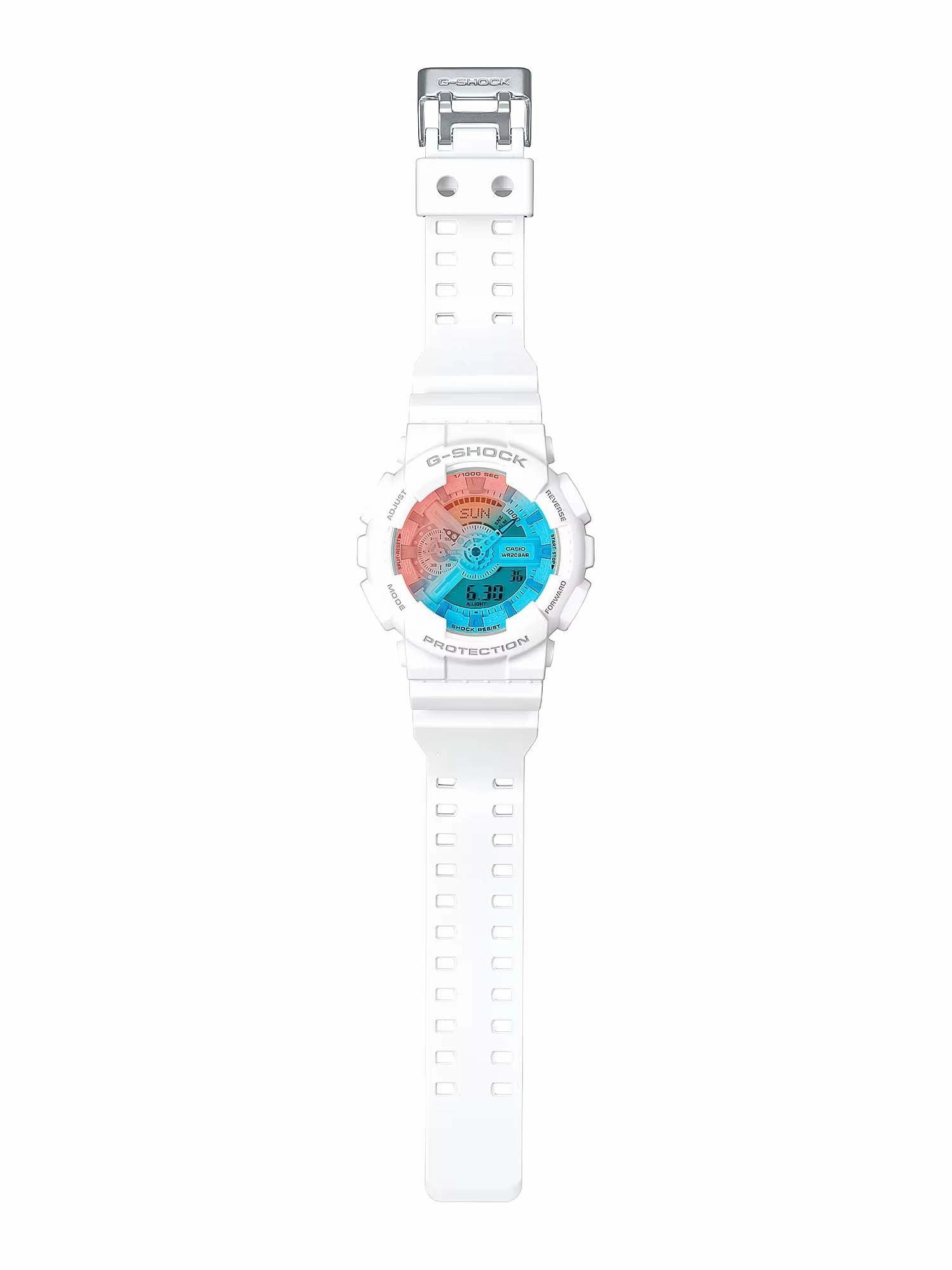 Casio G-Shock BEACH TIME LAPSE Vibrant Colors Ana-Digi Mens Watch GA110TL-7A