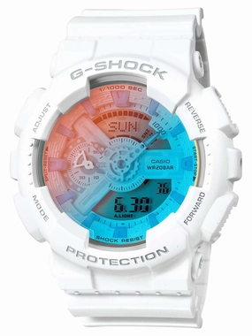 Casio G-Shock BEACH TIME LAPSE Vibrant Colors Ana-Digi Mens Watch GA110TL-7A