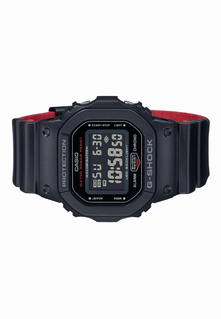 Casio G-shock DW-5600UHR-1DR Digital Rubber Strap Watch For Men
