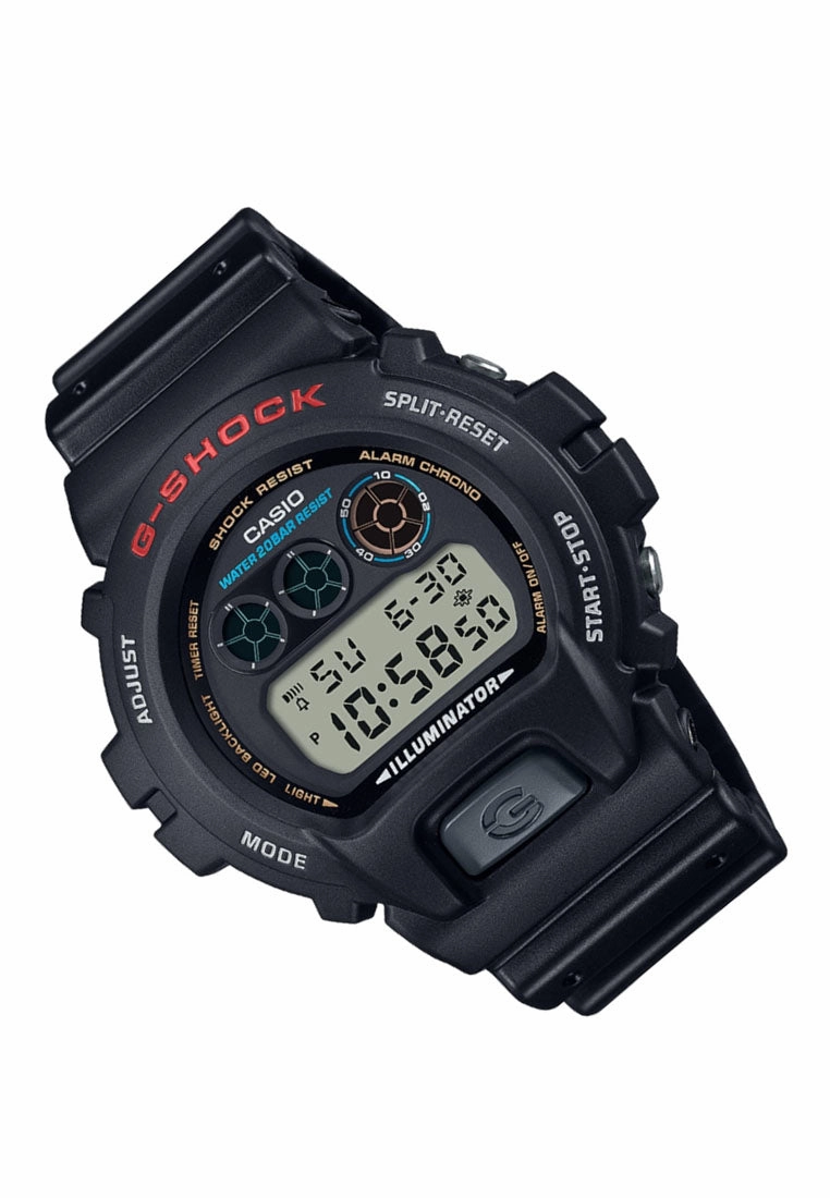 Casio G-shock DW-6900U-1DR Digital Rubber Strap Watch For Men
