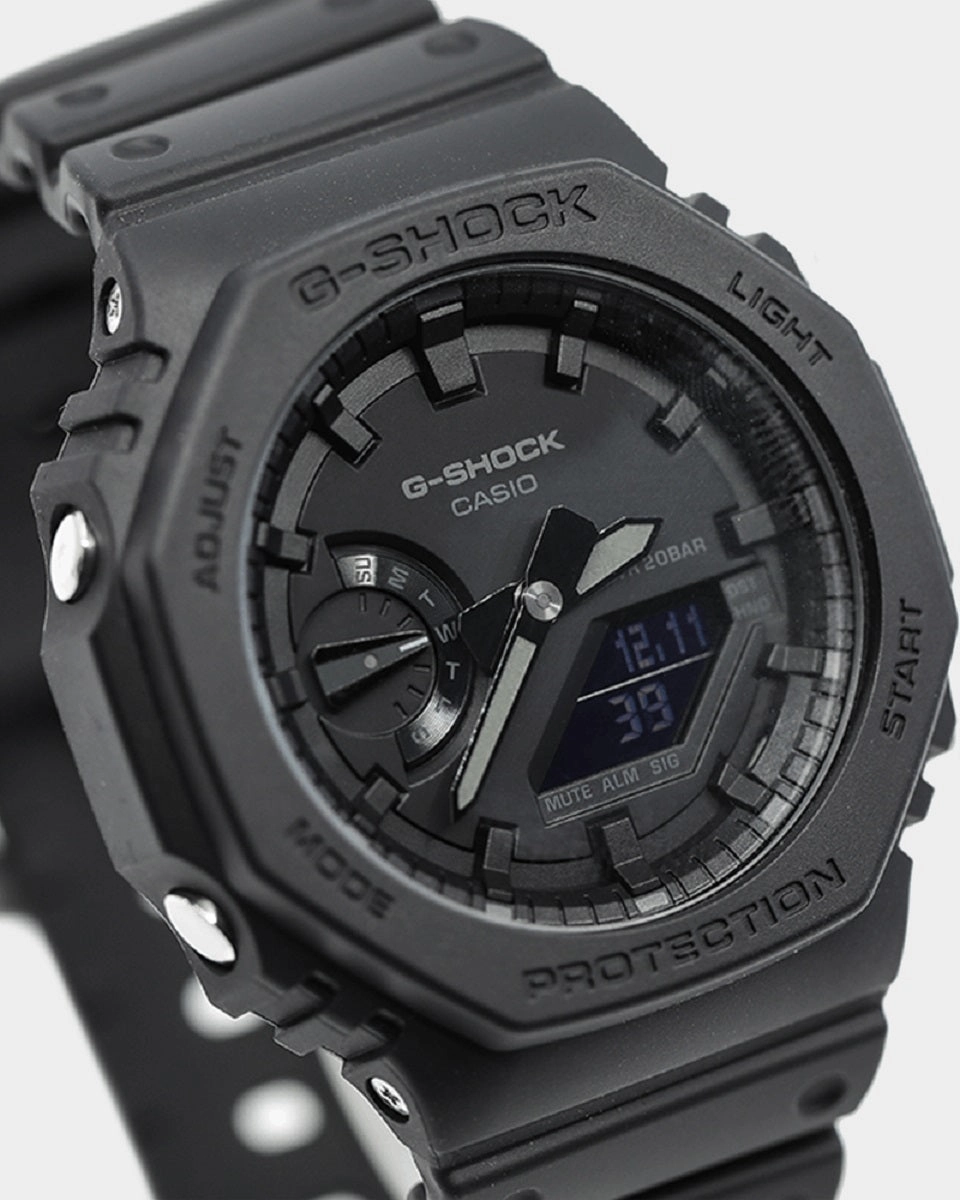 Casio G-shock GA-2100-1A1 Digital Analog Rubber Strap Watch For Men