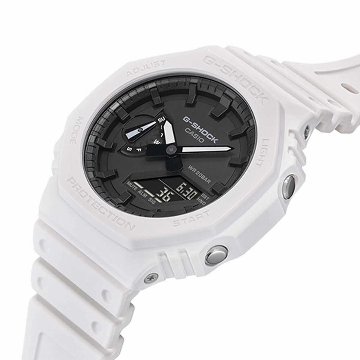 Casio G-shock GA-2100-7A Digital Analog Rubber Strap Watch For Men