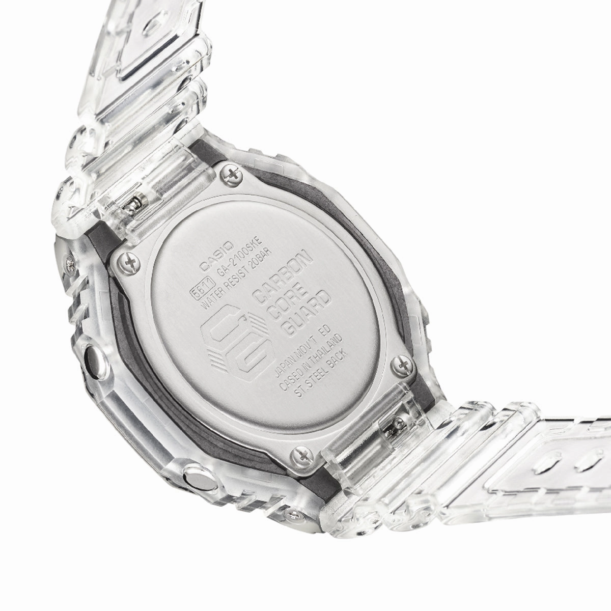 Casio G-shock GA-2100SKE-7A Digital Analog Rubber Strap Watch For Men