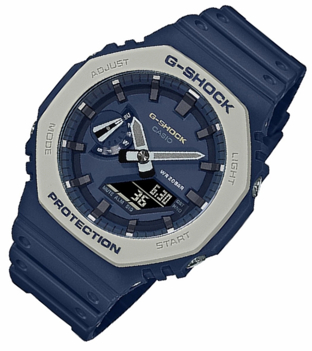 Casio G-shock GA-2110ET-2ADR Digital Analog Rubber Strap Watch For Men