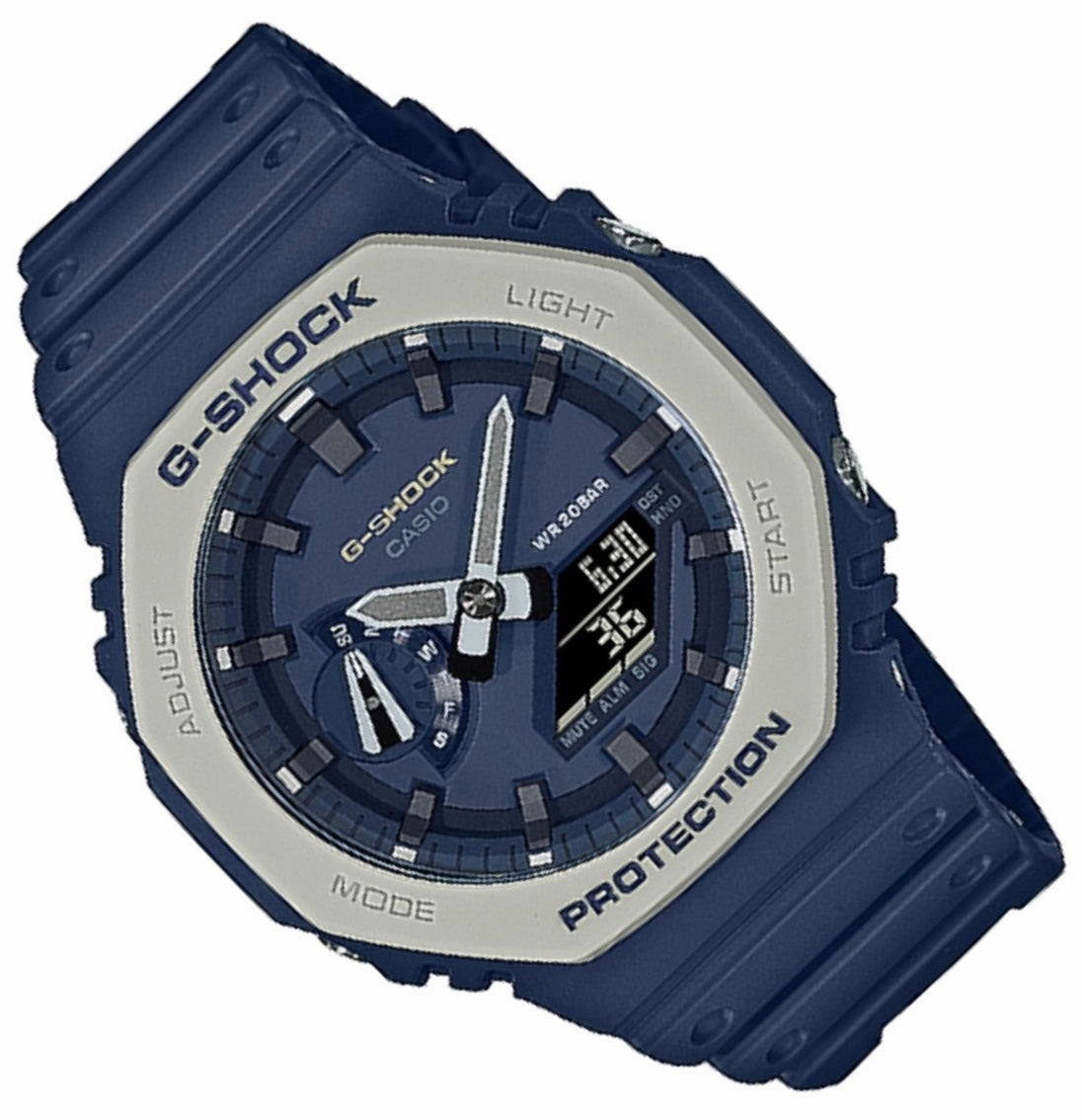 Casio G-shock GA-2110ET-2ADR Digital Analog Rubber Strap Watch For Men