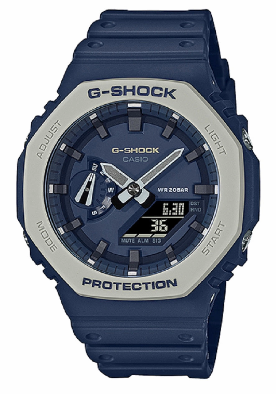 Casio G-shock GA-2110ET-2ADR Digital Analog Rubber Strap Watch For Men
