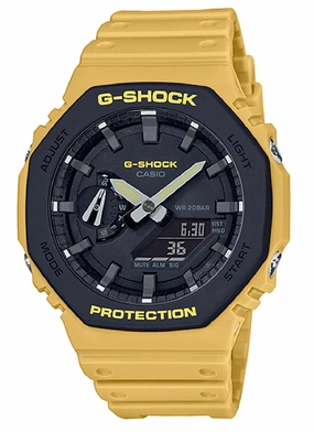 Casio G-shock GA-2110SU-9A Digital Analog Rubber Strap Watch For Men