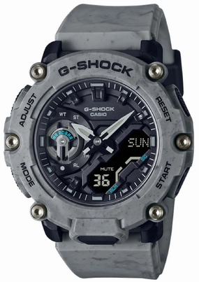Casio G-shock GA-2200SL-8A Digital Analog Rubber Strap Watch For Men