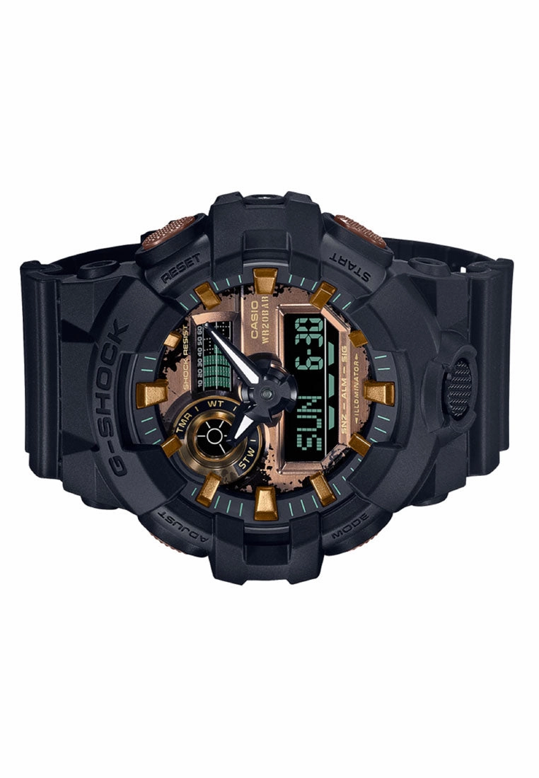 Casio G-shock GA-700RC-1A Digital Analog Rubber Strap Watch For Men