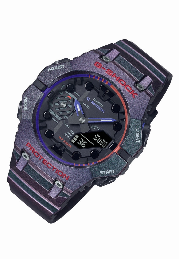 Casio G-shock GA-B001AH-6A Digital Analog Rubber Strap Smart Watch For Men