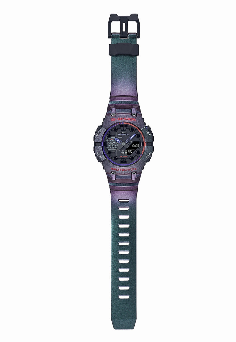 Casio G-shock GA-B001AH-6A Digital Analog Rubber Strap Smart Watch For Men