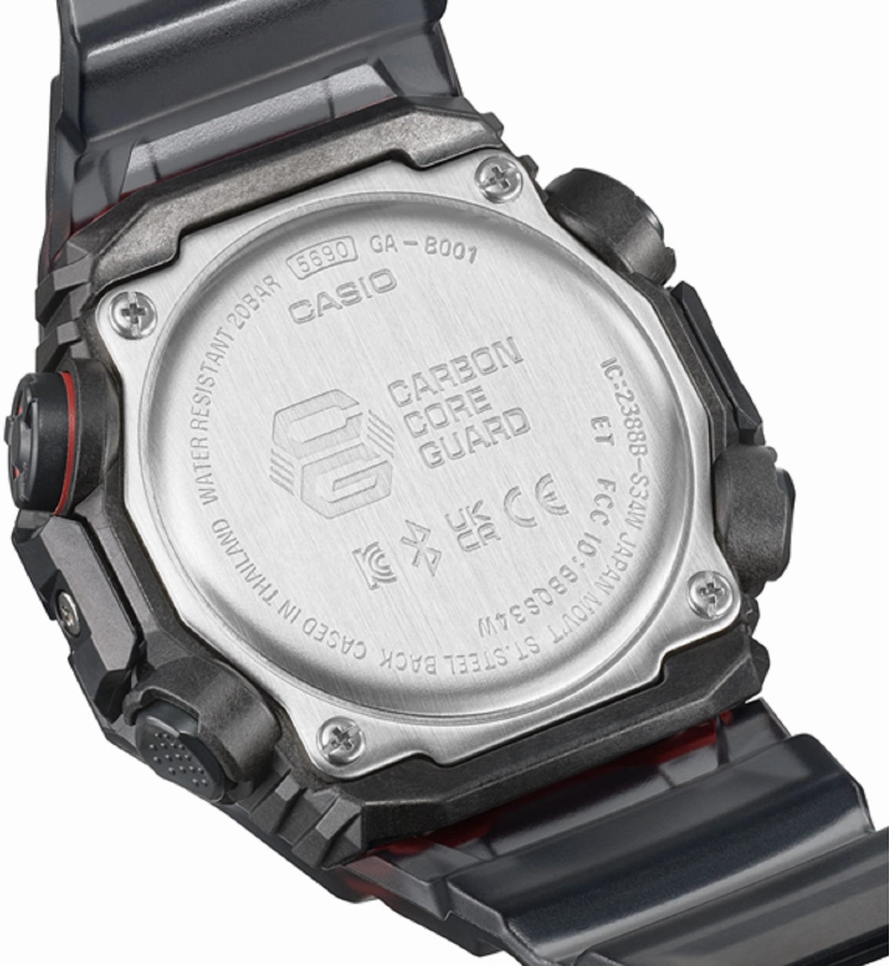 Casio G-shock GA-B001G-1A Digital Analog Rubber Strap Watch For Men