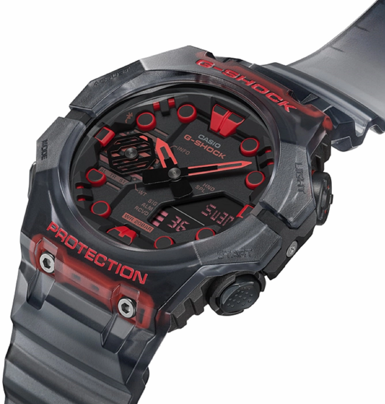 Casio G-shock GA-B001G-1A Digital Analog Rubber Strap Watch For Men