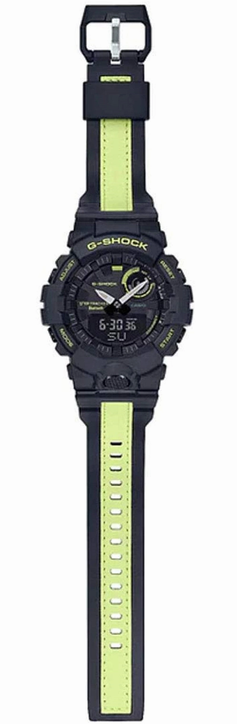 Casio G-shock GBA-800LU-1A1 Bluetooth Digital Analog Rubber Strap Watch For Men