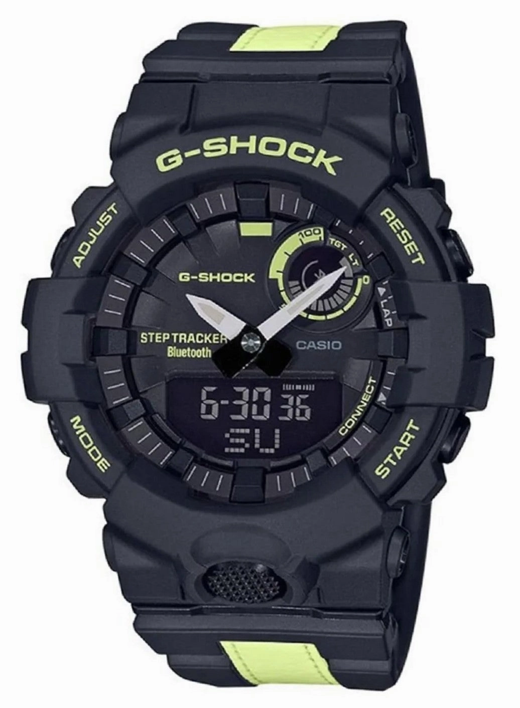 Casio G-shock GBA-800LU-1A1 Bluetooth Digital Analog Rubber Strap Watch For Men