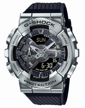 Casio G-shock GM-110-1A Digital Analog Rubber Strap Watch