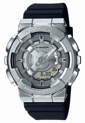 Casio G-shock GM-S110-1A Digital Analog Rubber Strap Watch