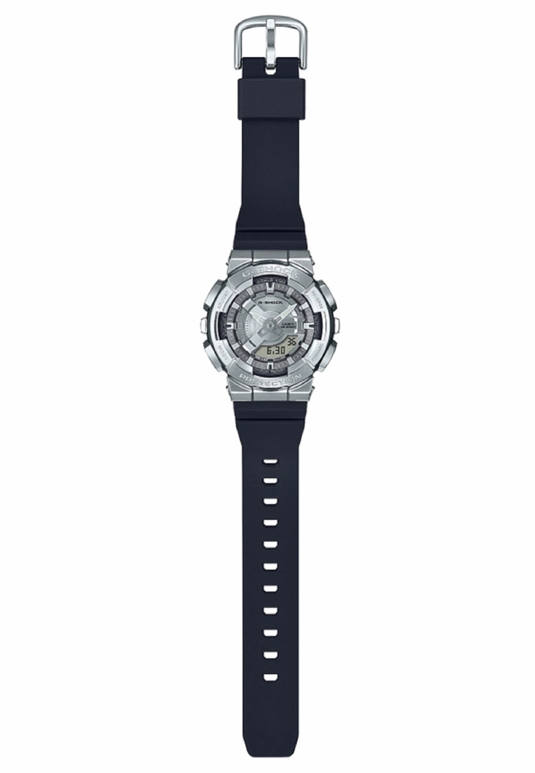 Casio G-shock GM-S110-1A Digital Analog Rubber Strap Watch