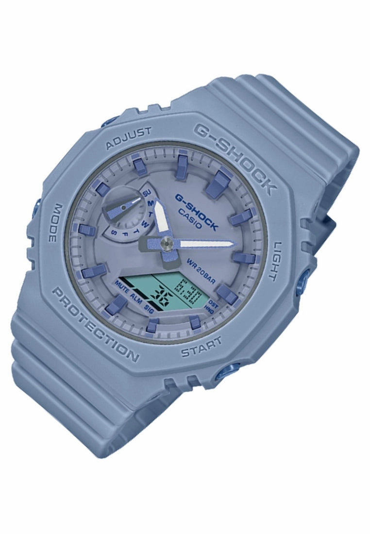 Casio G-shock GMA-S2100BA-2A2 Digital Analog Rubber Strap Watch for Women