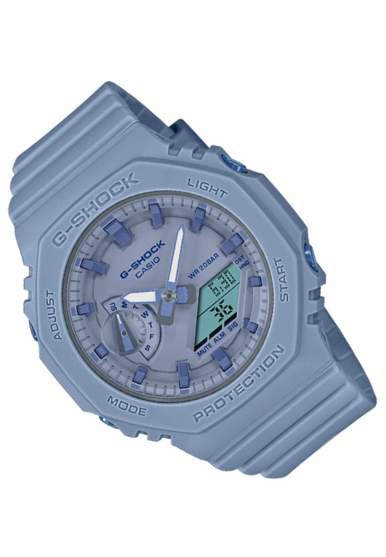 Casio G-shock GMA-S2100BA-2A2 Digital Analog Rubber Strap Watch for Women