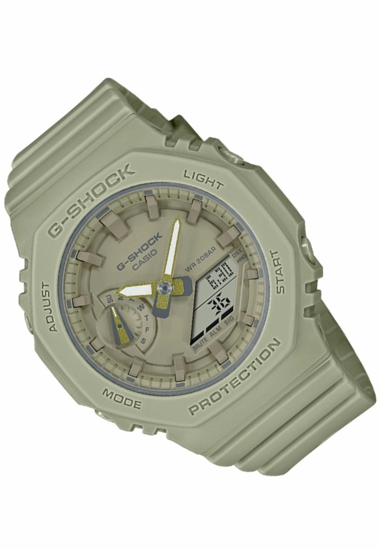 Casio G-shock GMA-S2100BA-3A Digital Analog Rubber Strap Watch for Women