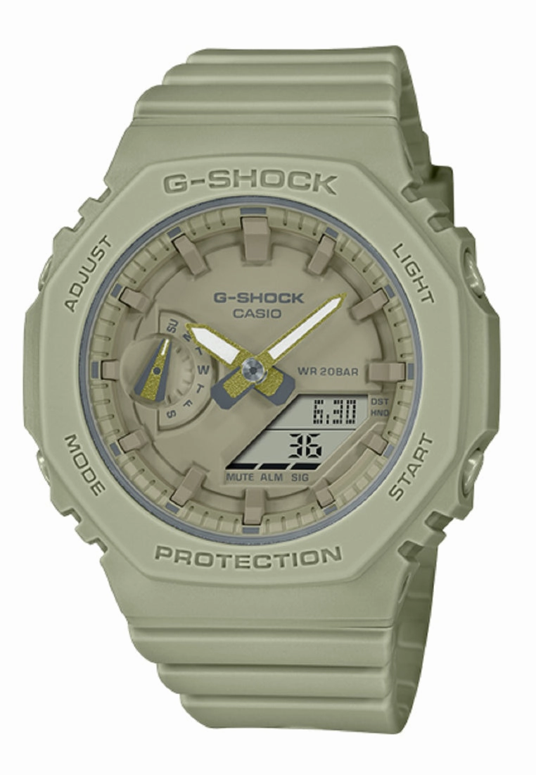 Casio G-shock GMA-S2100BA-3A Digital Analog Rubber Strap Watch for Women