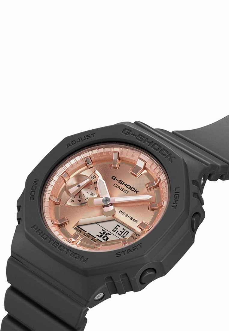 Casio G-shock GMA-S2100MD-1A Digital Analog Rubber Strap Watch For Women