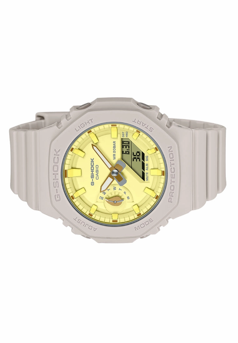 Casio G-shock GMA-S2100NC-4A Digital Analog Rubber Strap Watch For Women