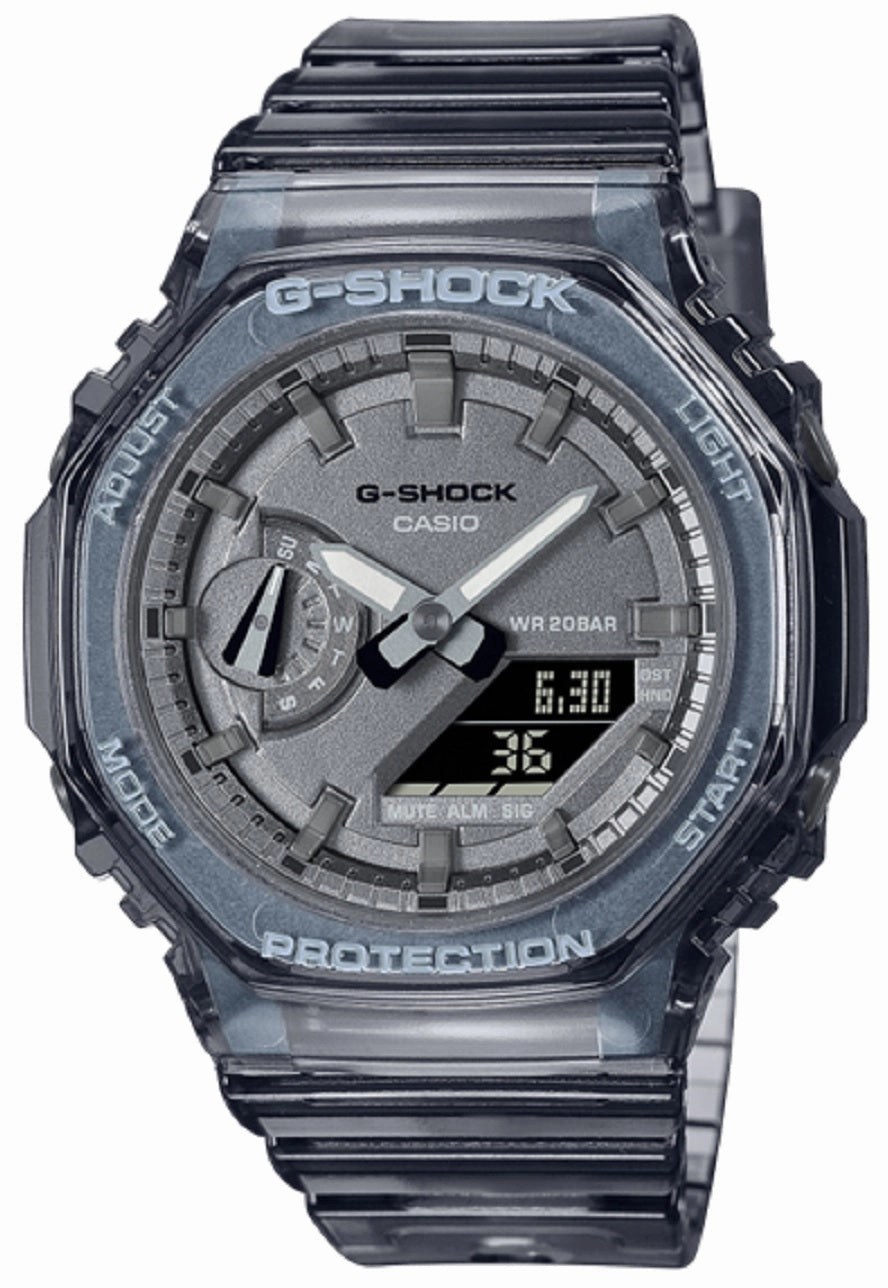 Casio G-shock GMA-S2100SK-1A Digital Analog Rubber Strap Watch for Women