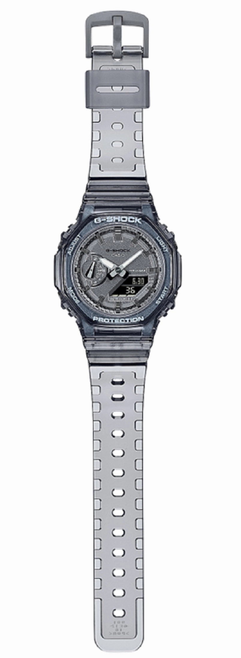 Casio G-shock GMA-S2100SK-1A Digital Analog Rubber Strap Watch for Women