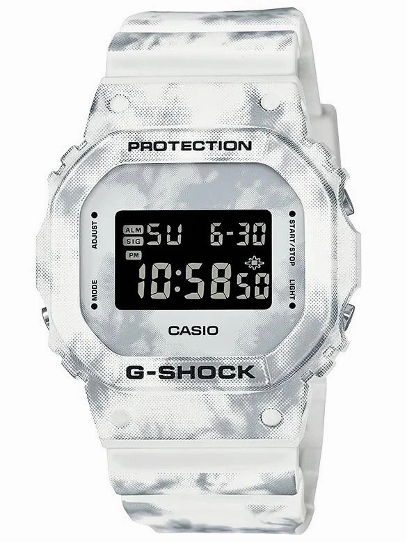 Casio G-Shock Limited Edition SNOW CAMOUFLAGE Mens Watch DW5600GC-7