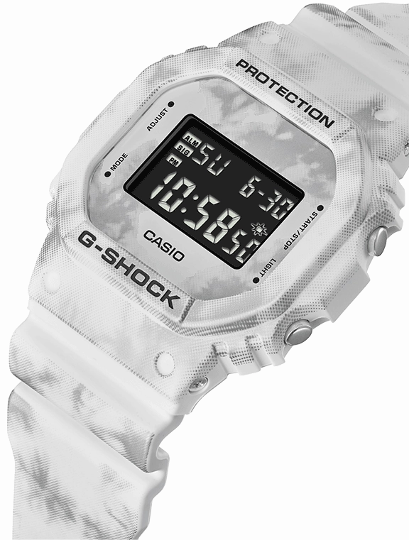 Casio G-Shock Limited Edition SNOW CAMOUFLAGE Mens Watch DW5600GC-7
